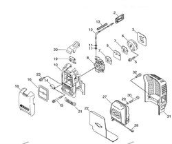 Глушитель триммера Echo SRM-350ES (рис. 27) P021008870 - фото 10007
