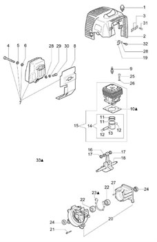 Подшипник пальца поршня триммера Efco Stark 44 (рис. 16) 50110044R - фото 10106