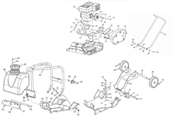 Плита вибратора виброплиты Champion PC1150FT (рис.23) PC1150FTCNP110023 - фото 103365