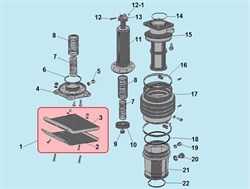 Уплотнительное кольцо 87,5х3,55 вибротрамбовки Champion TR72 (рис.6) 80K-A19 - фото 103797