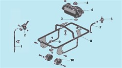 Бак топливный вибротрамбовки Champion TR72 (рис.5) 80K-C11 - фото 103846