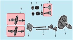 Комплект клапанов двигателя Champion G100HK (рис.9) G100HK12110-Z510210-0000 - фото 104059