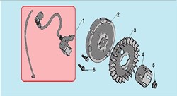 Стакан маховика двигателя Champion G100HK (рис.4) G100HK28002-Z510110-0000 - фото 104077