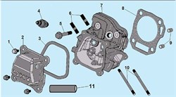Шланг сапуна  двигателя Champion G120HK (рис.11) G120HKDBC004 - фото 104107