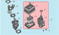 Теплоизолятор  двигателя Champion G120HK (рис.11) G120HK170440037-0001 - фото 104162