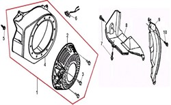 Выключатель зажигания двигателя Champion G160HK (рис.6) G160HK271660028-0001 - фото 104343