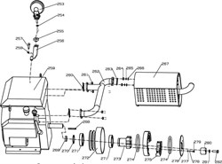 Свет затирочной машины Conmec CRT836 (рис.253) CRT836T83608001 - фото 105882