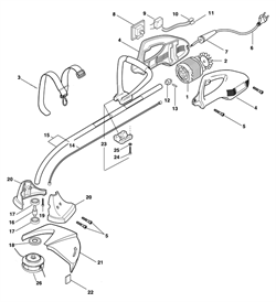 Головка триммера Fubag TE1100 (рис. 26) 231550021 - фото 10774