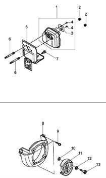 Сцепление триммера Oleo-Mac BC 260 4S (рис. 11) H22000ZM3003 - фото 12209