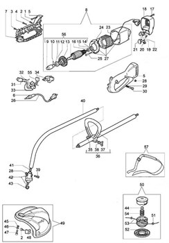 Конденсатор триммера Oleo-Mac TR 101E (рис. 55) 4198107-1 - фото 12272