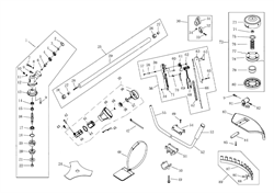 Редуктор в сборе триммера Sturm BT 9152BL (рис. 1) BT8926BL11 - фото 13409