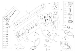 Головка в сборе триммера Sturm BT 89254 (рис. 72) BT89254172 - фото 13449