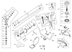 Головка триммера Sturm BT 8943 BL (рис. 74) BT8926D172 - фото 13488