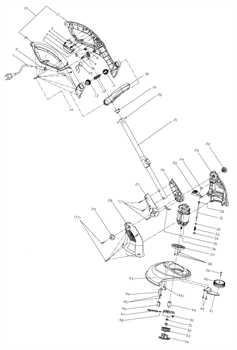 Выключатель триммера Sturm GT 3550L (рис. 3) GT3550LGT3561L3 - фото 13509