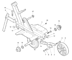 Болт культиватора Efco MZ 2095 R (рис. 10) N6433210 - фото 14052