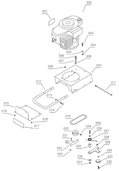 Ремень привода культиватора Champion BC 4401 (рис. 19) 90308725-1 - фото 14558