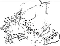 Сошник культиватора Champion BC 8713 (рис. 2) 808024 - фото 14776