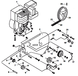 Пружина кронштейна культиватора Champion BC 6612H (рис. 5) 801066 - фото 15094