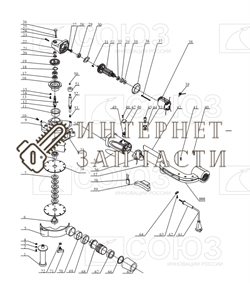 Гайка  болгарки Союз УШС-8150Ш №27 УШС-8150Ш-27 - фото 151436
