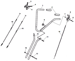Ручка газа культиватора Champion BC 6612H (рис. 6) 802079 - фото 15143