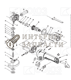 Винт болгарки Союз УШС-9010-1 УШС-9010-1 - фото 151475