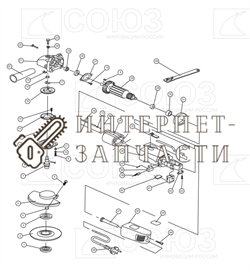 Выключатель болгарки Союз УШС-9011 №41 УШС-9011-41 - фото 151518