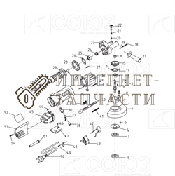 Вал  болгарки Союз УШС-9012 №10 УШС-9012-10 - фото 151526