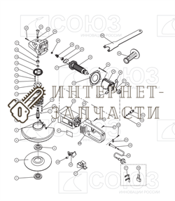 Кожух Колеса  болгарки Союз УШС-9024П№4 УШС-9024П-4 - фото 151629
