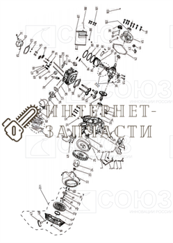 Подшипник 6207 бензогенератора Союз ЭГС-87400-37 ЭГС-87400-37-2 - фото 151962