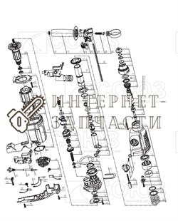 Кольцо поршневое  резин 21х3х16 (совм. Bosch gbh 2-26 dre) перфоратора Союз ПЕС-2510 №45 ПЕС-2510-45 - фото 152041