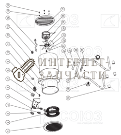 Выключатель тепловой перфоратора Союз ТПС-3026Г-8 ТПС-3026Г-8 - фото 164165