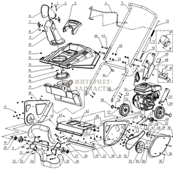 Лопасть (комплект 2шт) снегоуборщика RedVerg RD-23028-25 6646557_RD - фото 164478