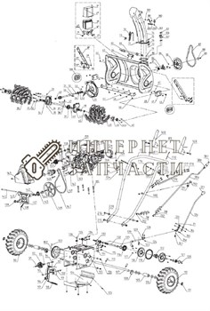 Гайка-барашек снегоуборщика RedVerg RD-25065-302 6645185_RD - фото 164537