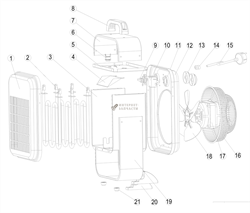Вентилятор электрообогревателя Redverg RD-EHS2-18 6644814_RD - фото 165039