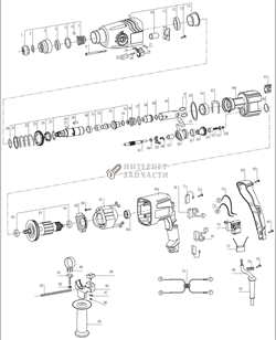 Переключатель перфоратора Redverg RD-RH750-19 6646842_RD - фото 166003