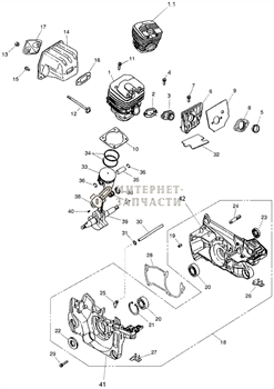 Крышка маслонасоса бензопилы Redverg RD-GC62-20-5-15 6646488_RD - фото 166243