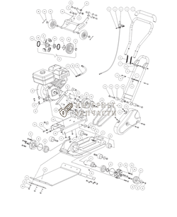 Шкив вибратора на 2 ремня виброплиты Redverg RD-29142-51 6648922_RD - фото 166318