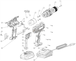 Аккумулятор шуруповёрта Redverg RD-RH14.4-54 6644504_RD - фото 166587