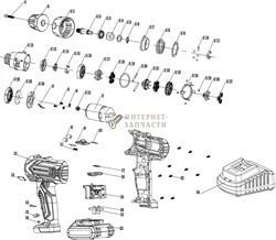 Коннектор шуруповёрта Redverg RD-SD14L/2Y-20-21 6651324_RD - фото 166649