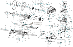 Щетка (1шт) пилы торцовочной RedVerg RD-MS210-1200-42 6649135_RD - фото 166932