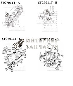 Шкив 170х25sх2v14х27 снегоуборщика Sturm STG70111T №85 STG70111T-85 - фото 166991