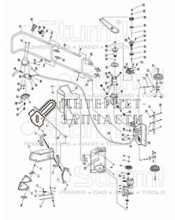 Шкив 70х12sхv10х15 снегоуборщика Sturm STE3431-6 STE3431-6 - фото 167172
