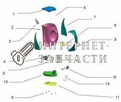 Нагревательный элемент чайника Galaxy GL0101 390639 - фото 167999