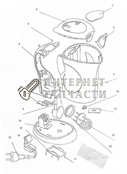 Уплотнитель чайника Galaxy GL0105 390658 - фото 168018