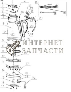 Ручка чайника Galaxy GL0206 390732 - фото 168092