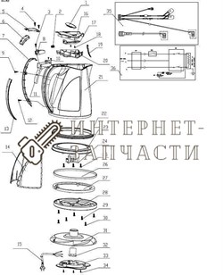 Клавиша выключателя чайника Galaxy GL0207 390736 - фото 168096