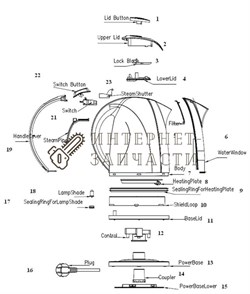 Нагревательный элемент чайника Galaxy GL0209 390754 - фото 168114
