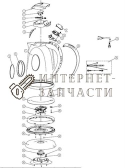 Выключатель чайника Galaxy GL0218 390796 - фото 168156