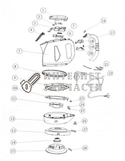 Нагревательный элемент чайника Galaxy GL0220 390811 - фото 168171