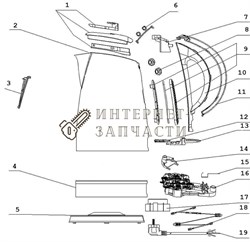 Шкала уровня воды чайника Galaxy GL0309 390919 - фото 168279